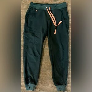 Figs Jogger Scrub Pants. Size Small Petite. Caribbean Blue.